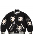 Supreme Drill Team Wool Varsity Jacket Full-Snap