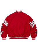 Supreme NY Veritas Full-Snap Wool Varsity Jacket