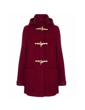 Taylor Swift Burgundy Duffle Coat
