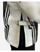 Tekken 8 Jin Kazama Black Leather Hooded Jacket