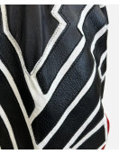 Tekken 8 Jin Kazama Black Leather Hooded Jacket