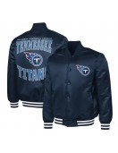 Tennessee Titans Adaptive Team Graphic Varsity Satin Jacket