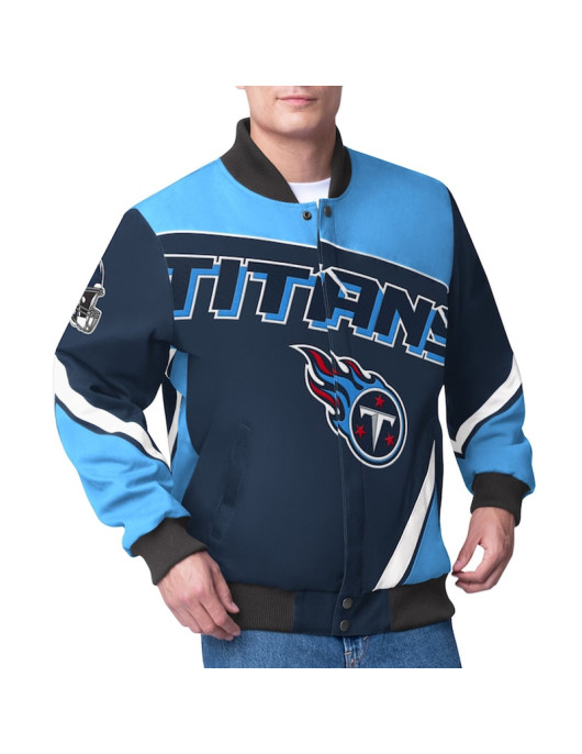 Tennessee Titans Maximum Racing Navy Jacket