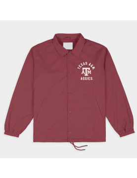 Texas A&amp;M Aggies Classic Monogram Coaches Jacket