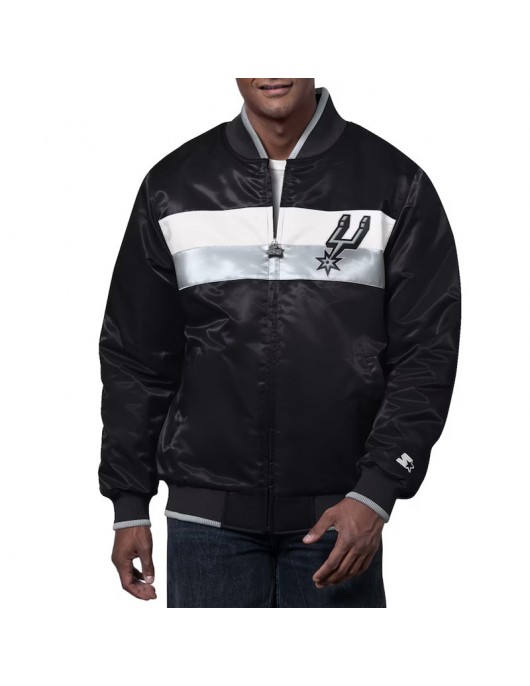 The Ambassador San Antonio Spurs Varsity Satin Jacket