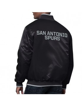 The Ambassador San Antonio Spurs Varsity Satin Jacket