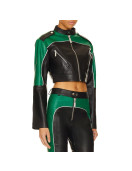 The Bold and the Beautiful Lisa Yamada Cropped Leather Jacket