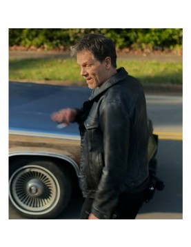 The Bondsman Hub Halloran Black Leather Trucker Jacket
