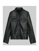 The Life List Alex Black Leather Jacket