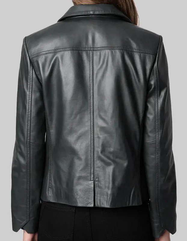 The Life List Alex Black Leather Jacket