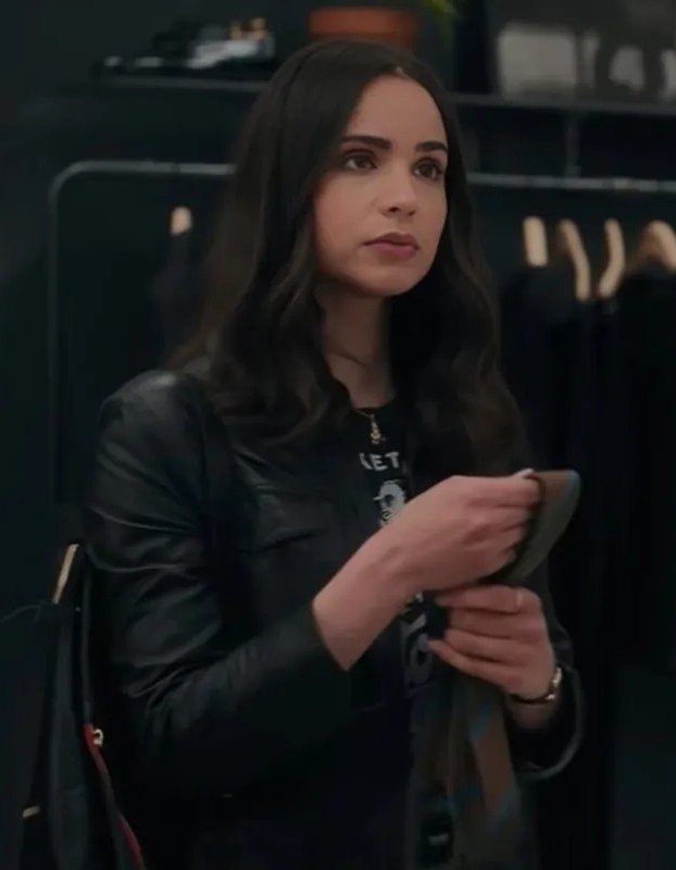 The Life List Alex Black Leather Jacket