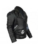 The Nightmare Before Christmas Studded Black Leather Jacket