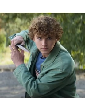 The Olympians S02 Percy Jackson Cotton Green Jacket The Olympians S02 Percy Jackson Cotton Green Jacket