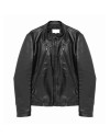 The View Kevin Bacon Full-Zip Leather Black Jacket