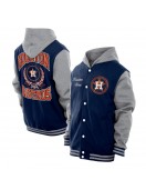 Throwback Prep Navy Houston Astros Hoodie Jacket