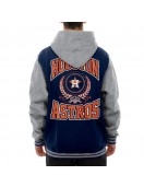 Throwback Prep Navy Houston Astros Hoodie Jacket