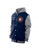 Throwback Prep Navy Houston Astros Hoodie Jacket