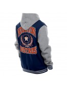 Throwback Prep Navy Houston Astros Hoodie Jacket