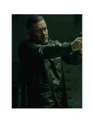 Tom Hardy MobLand 2025 Black Leather Bomber Jacket Tom Hardy MobLand 2025 Black Leather Bomber Jacket