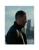 Tom Hardy MobLand 2025 Black Leather Bomber Jacket Tom Hardy MobLand 2025 Black Leather Bomber Jacket
