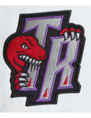 Toronto Raptors City Collection White Varsity Satin Jacket