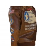 Tuskegee Airmen Fighter A2 Leather Jacket