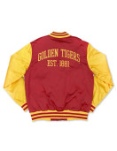 Tuskegee University Crimson and Gold Baseball Jacket