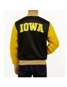 University of Iowa Hawkeyes Varsity Jacket – Vintage Black & Gold