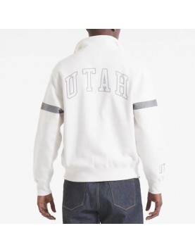 Utah Hockey Club White Striped Unisex Fleece Jacket