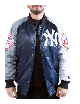 New York Yankees Tri-Color Satin Jacket