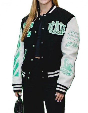 Varsity Off White x New York Liberty Jacket