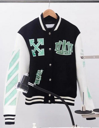 Varsity Off White x New York Liberty Jacket