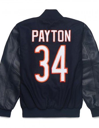 Walter Payton Navy Varsity Jacket
