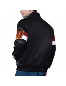 Washington Commanders Triple Option Varsity Satin Jacket