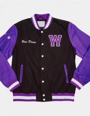 Washington Huskies Bow Down Two-Tone Bomber Jacket