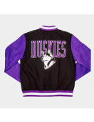 Washington Huskies Bow Down Two-Tone Bomber Jacket