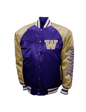 Washington Huskies The Game Purple Satin Jacket