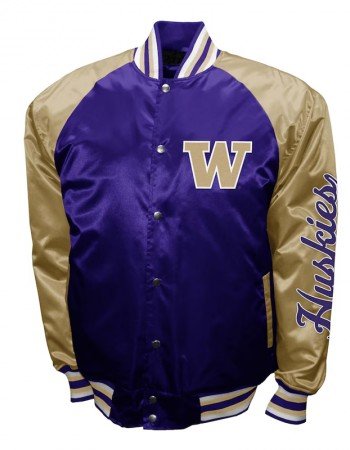 Washington Huskies The Game Purple Satin Jacket