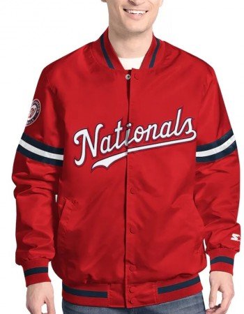 Washington Nationals Varsity Scout Satin Jacket