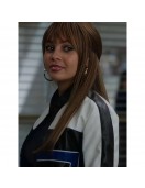 Wild Cards S02 Vanessa Morgan Black and White Leather Jacket Wild Cards S02 Vanessa Morgan Black and White Leather Jacket