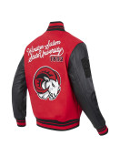 Winston-Salem State Rams HBCU Red and Black Varsity Jacket