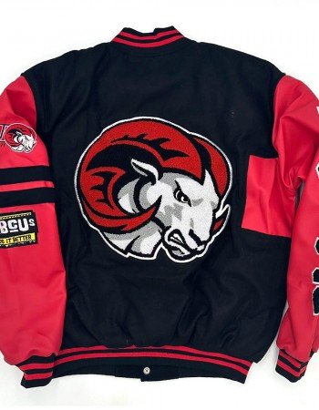 Winston-Salem State Rams Ole Skool Letterman Jacket