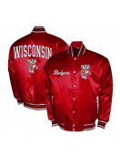 Wisconsin Badgers Club Satin Jacket