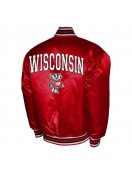 Wisconsin Badgers Club Satin Jacket
