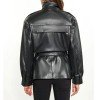 Women’s Red Long Belted Leather Jacket Women’s Red Long Belted Leather Jacket