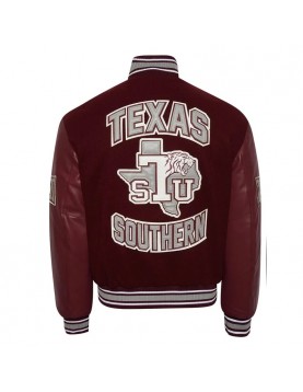 Women’s Texas Southern University Cropped Varsity Jacket