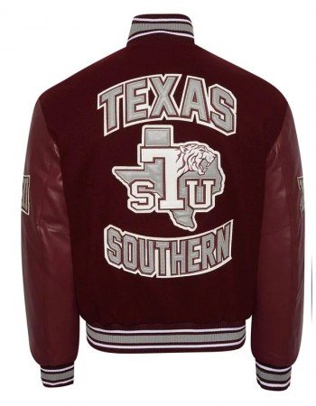 Women’s Texas Southern University Cropped Varsity Jacket