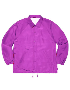 World Famous Supreme Team Purple Bomber Satin Jacket