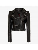 WWE Raw Nattie Neidhart Black Leather Jacket