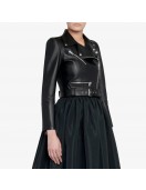 WWE Raw Nattie Neidhart Black Leather Jacket